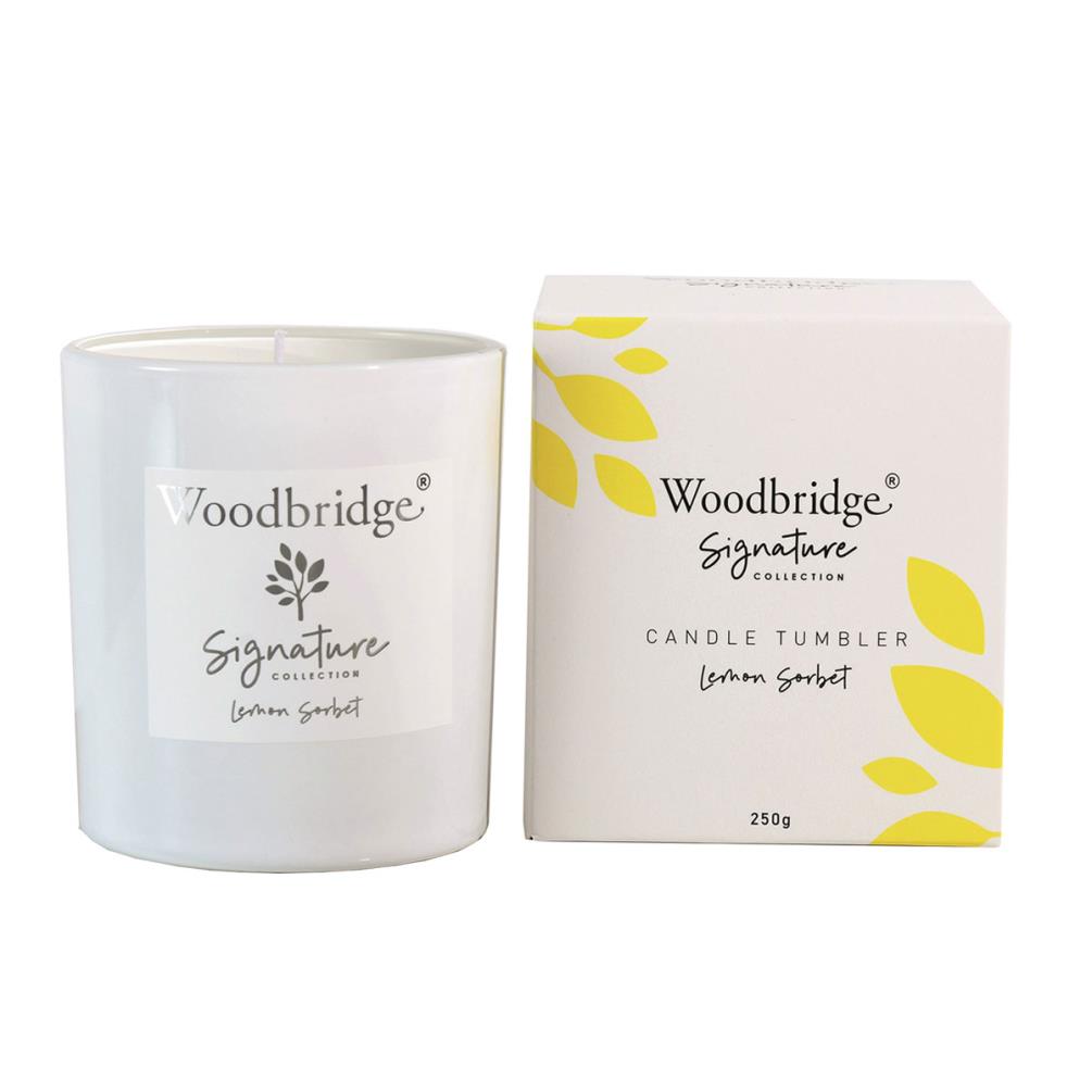 Woodbridge Lemon Sorbet Boxed Tumbler Candle £8.99